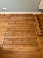 2x rolgordijnen hout, Huis en Inrichting, Ophalen, Bruin, 50 tot 100 cm, Zo goed als nieuw