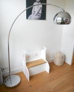 Booglamp chroom, Huis en Inrichting, Lampen | Vloerlampen, Ophalen, Gebruikt, Metaal, 150 tot 200 cm