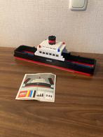 Lego 343 trein veerboot, 100% complete met boekje, Lego, Gebruikt, Lego, Ophalen of Verzenden