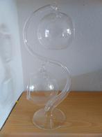3 nieuwe glazen standaards met glazen bollen, Hobby en Vrije tijd, Ophalen of Verzenden, Nieuw