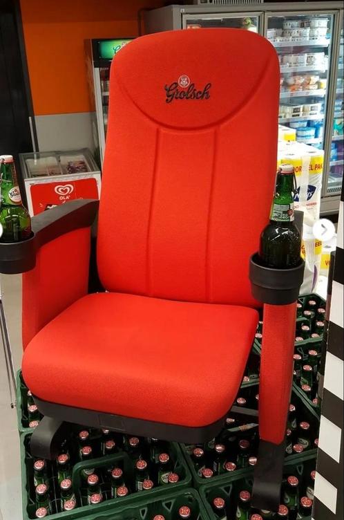 Nette Grolsch Bioscoopstoel! 🍻, Verzamelen, Merken en Reclamevoorwerpen, Zo goed als nieuw, Ophalen