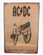 AC/DC Metalen Bord - 20x30 cm, Verzamelen, Ophalen of Verzenden, Nieuw