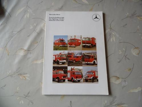 Mercedes Benz brandweer en hulpverleningsvoertuigen, Boeken, Auto's | Folders en Tijdschriften, Zo goed als nieuw, Mercedes, Verzenden