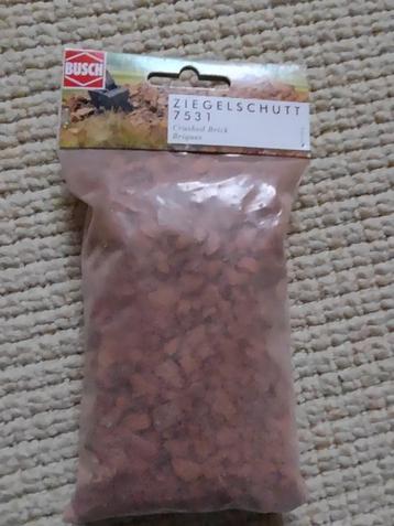 Busch H0 7531 Ziegelschutt, 200 ml., nieuw in OVP beschikbaar voor biedingen