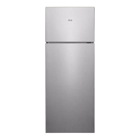 AEG koelkast RDB424E1AX - Zilver, Witgoed en Apparatuur, Koelkasten en IJskasten, Nieuw, Met aparte vriezer, 200 liter of meer