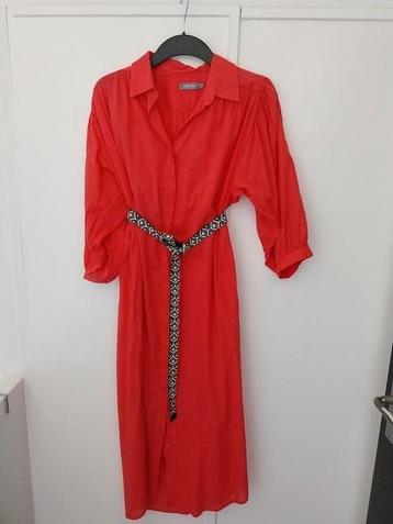 Leuk rood zomers Geisha jurkje met onderjurk beschikbaar voor biedingen