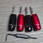 AudioQuest Banana Plugs - 4 pack, Audio, Tv en Foto, Audiokabels en Televisiekabels, Ophalen of Verzenden, Minder dan 2 meter