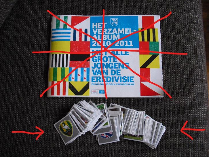 AH eredivisie 2010/2011, 387 stickers + items AH, zie foto`s, Verzamelen, Supermarktacties, Albert Heijn, Ophalen of Verzenden