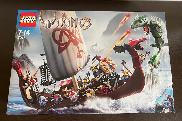 Lego 7018 Viking ship challenges, Kinderen en Baby's, Speelgoed | Duplo en Lego, Nieuw, Lego, Complete set, Verzenden