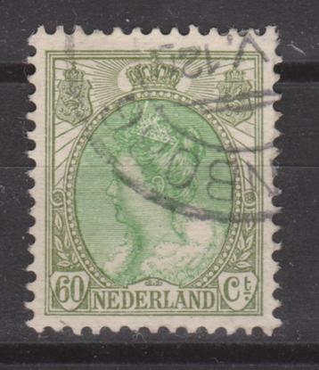 Nederland 76 gebruikt Wilhelmina 1899 ; Nederland 10% CW beschikbaar voor biedingen