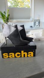 Sacha Hakken Enkellaarzen, Ophalen of Verzenden, Zo goed als nieuw, Zwart