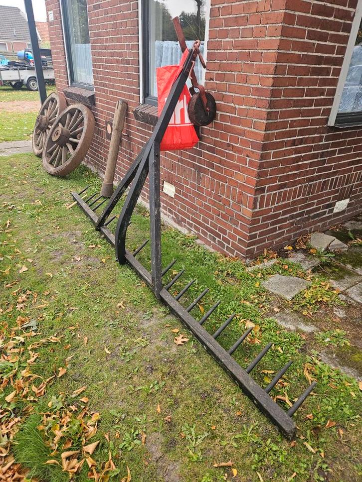 Oude Eg - Houten Werktuig, Antiek en Kunst, Antiek | Gereedschap en Instrumenten, Ophalen of Verzenden
