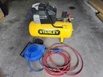 Compressor met slangenhaspel, Doe-het-zelf en Verbouw, Compressors, Ophalen, 6 tot 10 bar, Zo goed als nieuw, Minder dan 200 liter/min