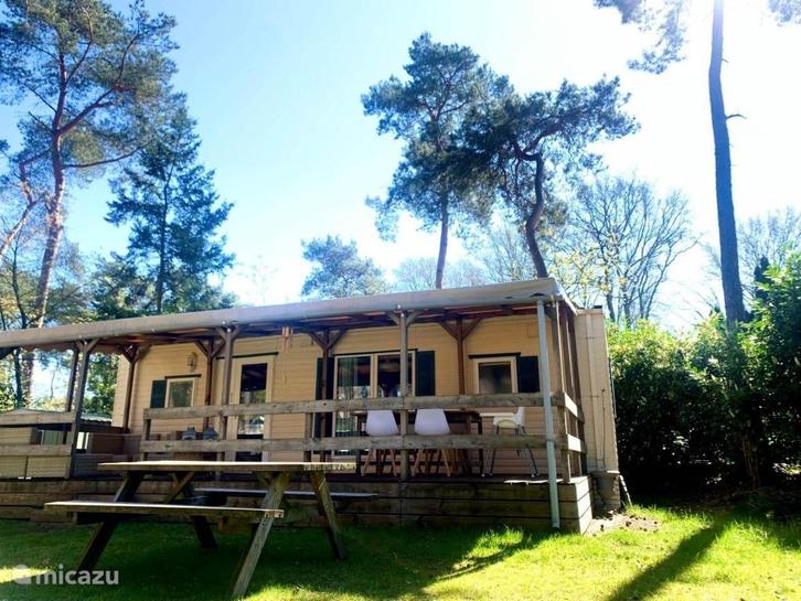 Te koop/ Te huur Huisje Sillie op 5* Krieghuusbelten, Vakantie, Campings, Recreatiepark, In bos, Kinderbed, Speeltuin, Tuin, Tv