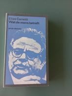 Privé-domein 31 Elias Canetti Wat de mens betreft, Verzenden, Zo goed als nieuw, Nederland, Elias Canetti