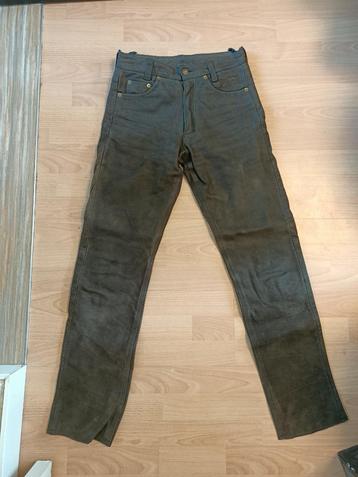 Echt leren jeans / motorbroek maat 28  beschikbaar voor biedingen