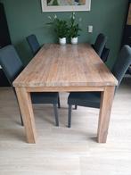 Mango houten eettafel, Huis en Inrichting, Complete eetkamers, Ophalen, Zo goed als nieuw, 4 tot 6 stoelen