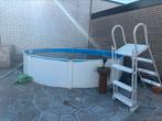 Groot inbouw zwembad, Tuin en Terras, Rond, 300 cm of meer, Zo goed als nieuw, 400 cm of meer