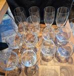 Diverse kristallen glazen, longdrink, sherry, etc, Ophalen of Verzenden, Glas, Overige stijlen, Glas of Glazen