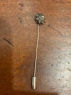 Antieke Zilveren Zeeuwse Knop Dasspeld Hoedenspeld - 835, Ophalen of Verzenden, Gebruikt, 4 tot 7 cm, Zilver