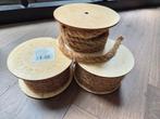 2,5 Rollen Jute touw van 8 meter lang en 7 mm dik, Ophalen of Verzenden, Nieuw, Materiaal