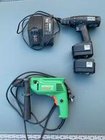 Atlas Copco Schroeftol & Hitachi Klopboor, Doe-het-zelf en Verbouw, Gereedschap | Boormachines, Gebruikt, Ophalen of Verzenden