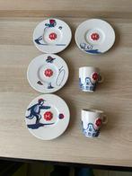 Douwe Egberts Servies set Hollandsche Waaren Royal Raja!, Ophalen, Zo goed als nieuw, Overige stijlen, Kop(pen) en/of Schotel(s)