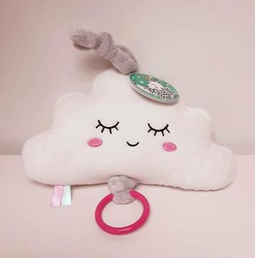 Schattige nieuwe wolk als muziekdoos voorzien van merkkaart beschikbaar voor biedingen