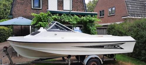 shetland sheltie zeewaardige visboot, Watersport en Boten, Vis- en Consoleboten, Zo goed als nieuw, 70 pk of meer, 3 tot 6 meter