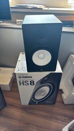 Yamaha HS8 monitor set, Zo goed als nieuw, 120 watt of meer, Front, Rear of Stereo speakers, Ophalen