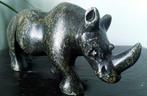neushoorn van natuursteen-handgeslepen (Olifant =verkocht), Ophalen of Verzenden