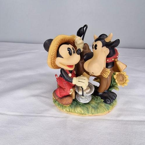 Mickey Enesco boer one good chore deserves an udder vintage, Verzamelen, Disney, Zo goed als nieuw, Beeldje of Figuurtje, Mickey Mouse