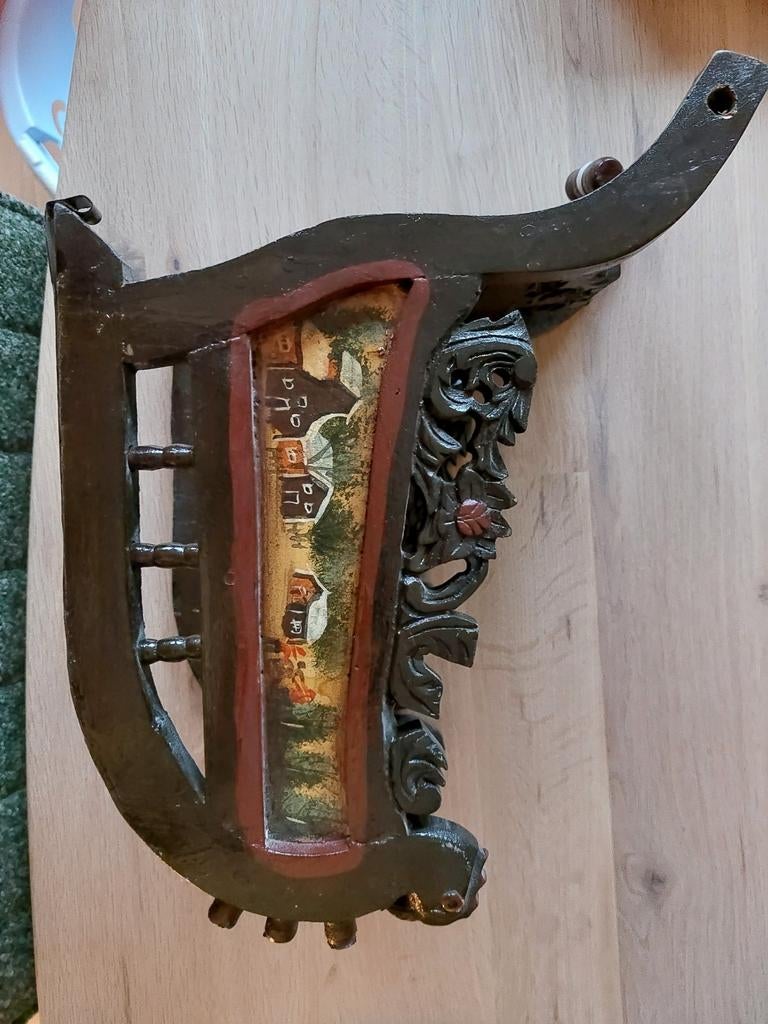 Antieke houten slee / nieuw / 25x15x25 cm, Ophalen of Verzenden, Nieuw, Accessoires