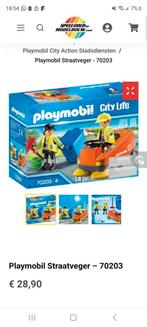 Playmobil Straatveger 70203 - Nieuwstaat!, Ophalen of Verzenden, Zo goed als nieuw, Complete set
