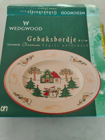 Wedgwood Windsor Christmas Gebaksbordje Nieuw beschikbaar voor biedingen