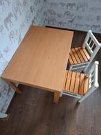 Kindertafel met 2 stoeltjes, Ophalen, Gebruikt, Tafel(s) en Stoel(en)