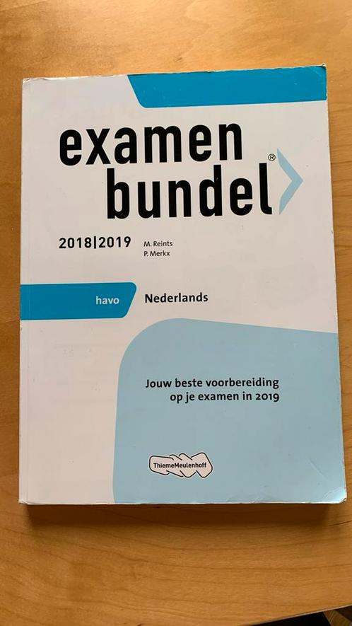 Examenbundel Nederlands 2018/2019, Boeken, Schoolboeken, Zo goed als nieuw, Nederlands, HAVO, Ophalen of Verzenden