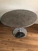 Ronde eettafel, betonlook (doorsnee 109 cm), Huis en Inrichting, Tafels | Eettafels, Ophalen, Zo goed als nieuw, Rond, 100 tot 150 cm