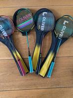 Te koop 4 badmintonrackets merk oliver met hoes, Ophalen of Verzenden, Gebruikt, Racket(s)