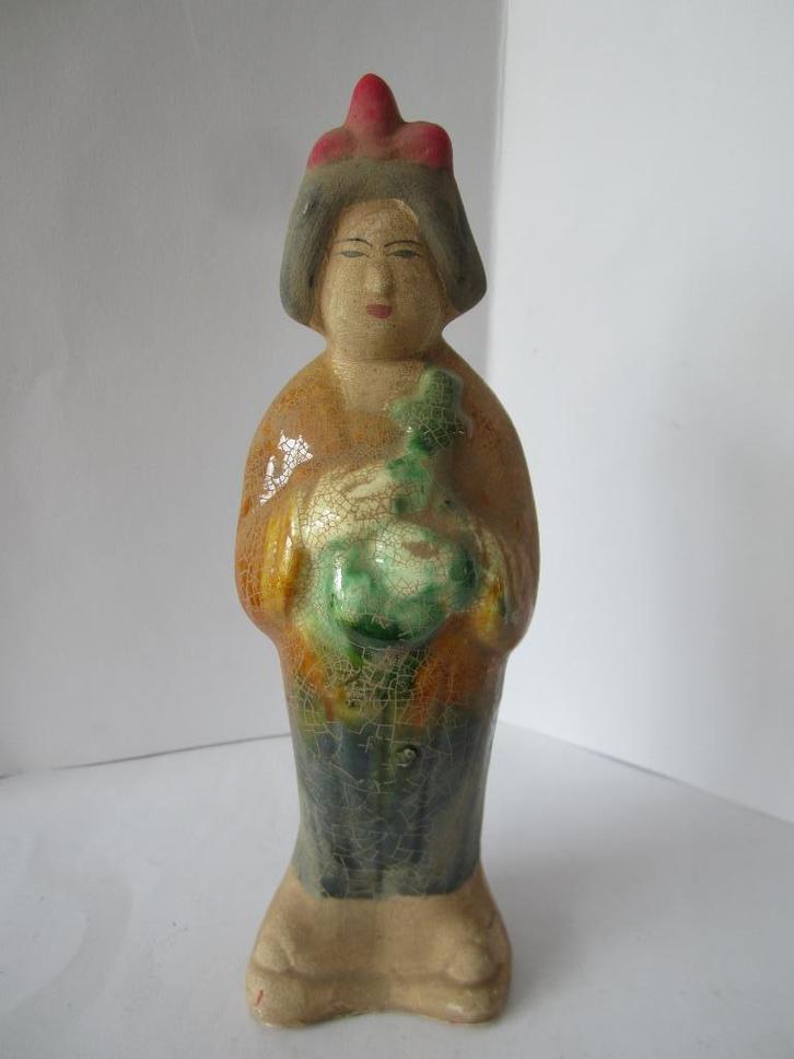 Oud Chinees, Terracotta Dikke Dame(2532), Antiek en Kunst, Antiek | Keramiek en Aardewerk, Ophalen of Verzenden