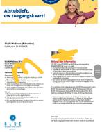 Tickets blue wellness sauna e-tickets., Tickets en Kaartjes, Drie personen of meer, Ticket of Toegangskaart