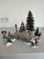 Kerstdorp aanvullingen Brug en Figuren lemax, Diversen, Kerst, Ophalen of Verzenden, Gebruikt