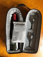 picknick tas met glazen en wijn (nooit gebruikt), Hobby en Vrije tijd, Picknickmanden, Ophalen of Verzenden, Nieuw
