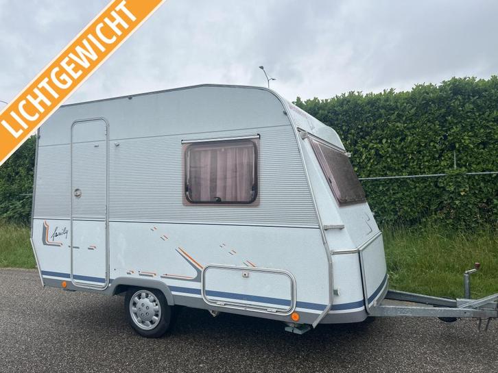 Dethleffs Family 350 HK TOILET, VOORTENT, Caravans en Kamperen, Caravans, Bedrijf, tot en met 2, 500 - 750 kg, Rondzit, Dethleffs