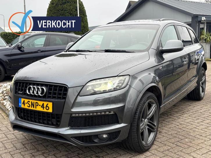 Audi Q7 4.2 TDI Quattro S-Line 7-Persoons 2011 Daytona Grijs, Auto's, Audi, Bedrijf, Te koop, Q7, ABS, Achteruitrijcamera, Adaptive Cruise Control