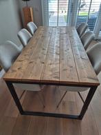 Steigerhouten tafel Woodville 90x190, Huis en Inrichting, Tafels | Eettafels, Ophalen, 50 tot 100 cm, Zo goed als nieuw, Vijf personen of meer