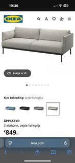 Applaryd 3 zits bank, Huis en Inrichting, Banken | Sofa's en Chaises Longues, Ophalen, Zo goed als nieuw, 75 tot 100 cm, Tweepersoons