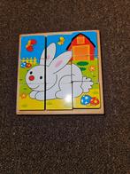 Puzzelblokken - 6 kanten - Goede staat!, Ophalen, 2 tot 4 jaar, Gebruikt, Van hout