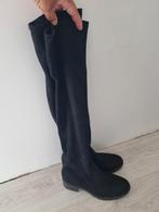 Over knee suedine laarzen 37, Ophalen of Verzenden, Zo goed als nieuw, Zwart, Hoge laarzen