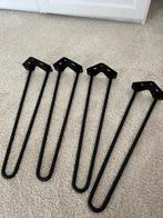 4 tafelpoten haarspeld 40cm, Tafelpoot, Rond, Nieuw, Minder dan 50 cm